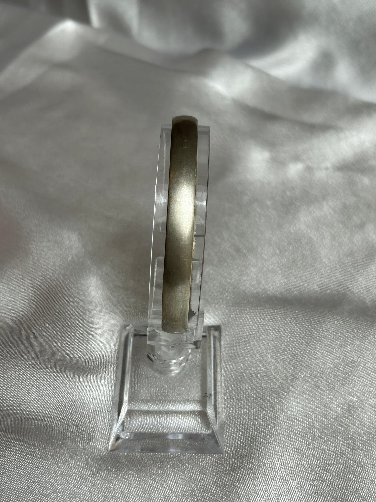 Jonc en argent vieilli vintage poinçonnée