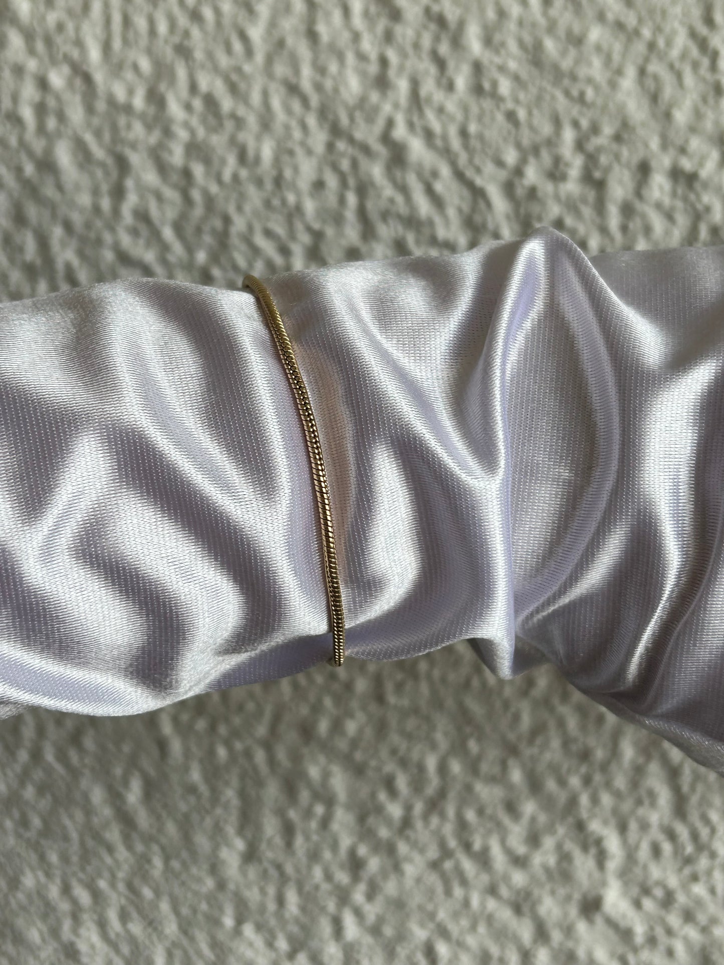 Bracelet en plaqué or maille raffinée