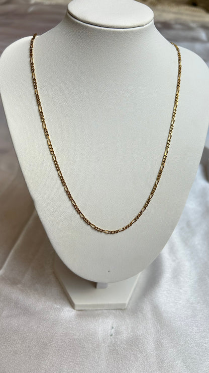 Collier vintage chaîne femme doré