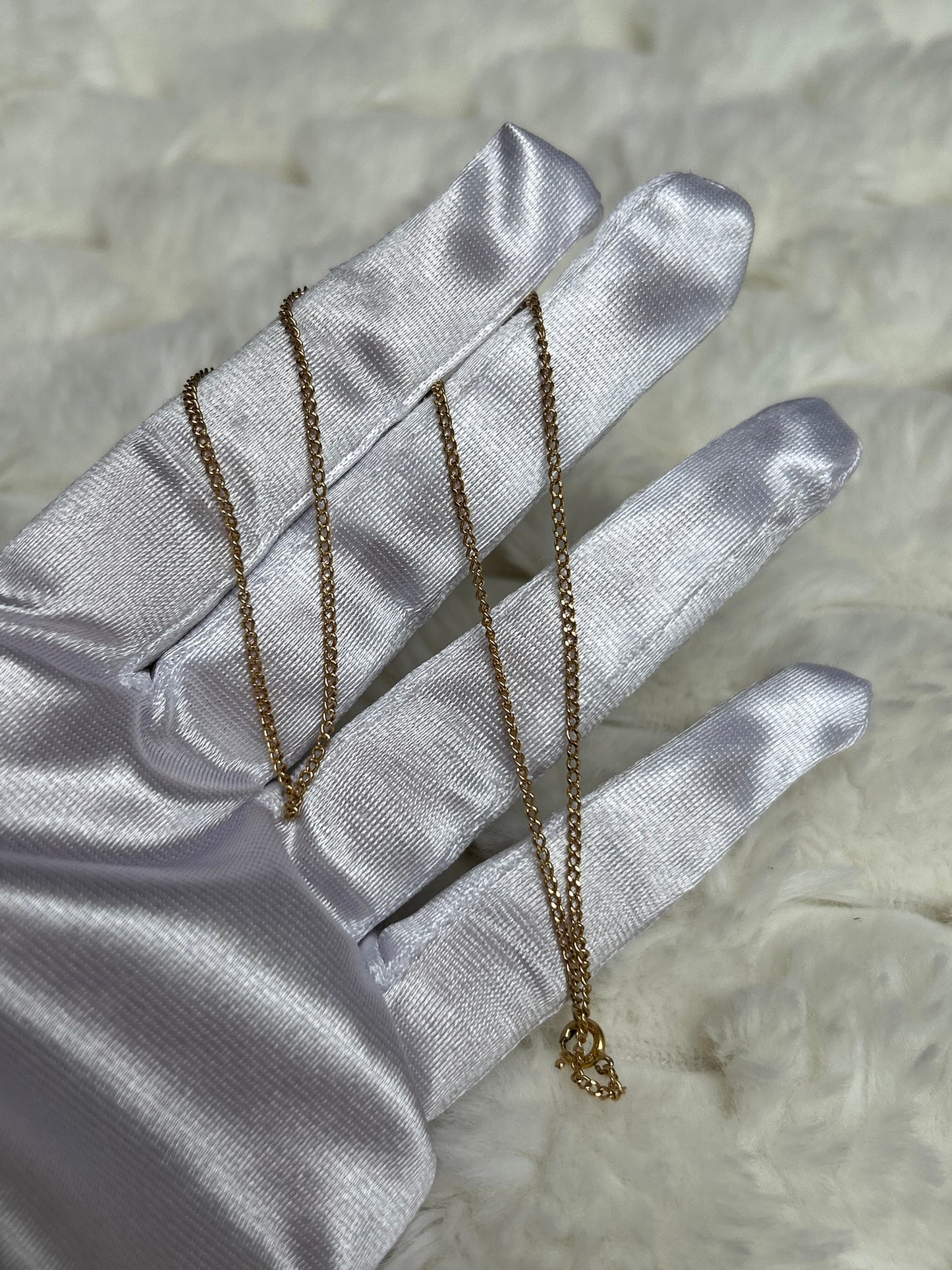 Chaîne collier en plaqué or femme