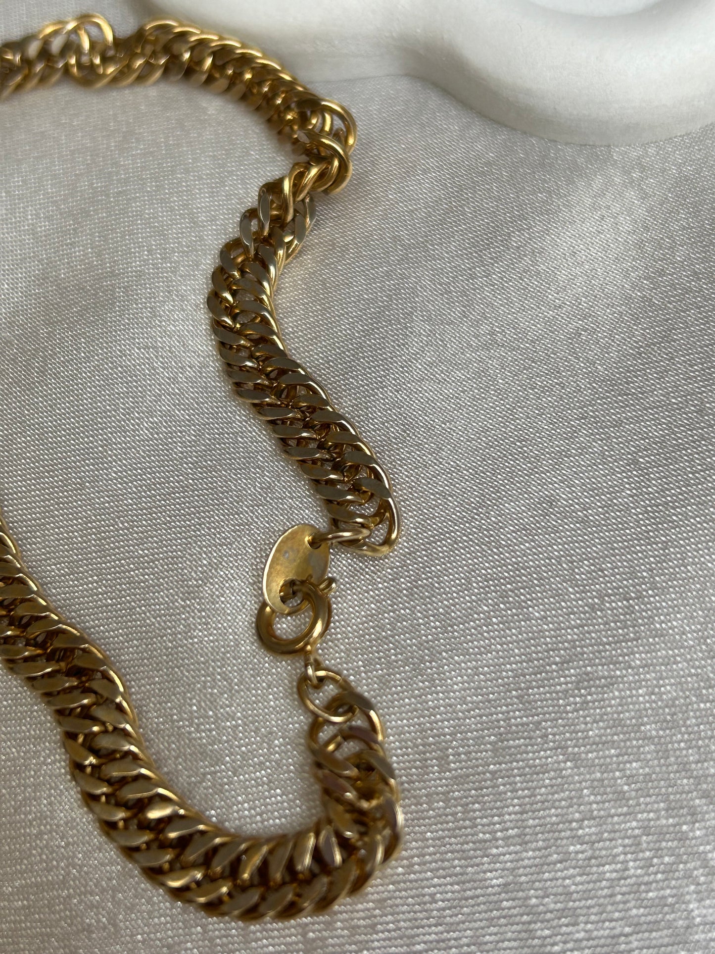 Collier grosses mailles vintages chaîne