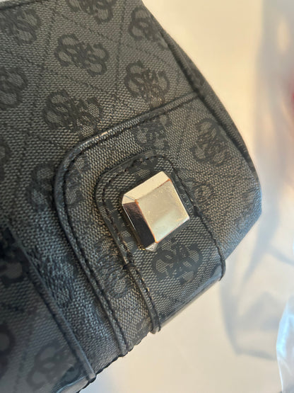 Sac vintage GUESS noir gris et argenté