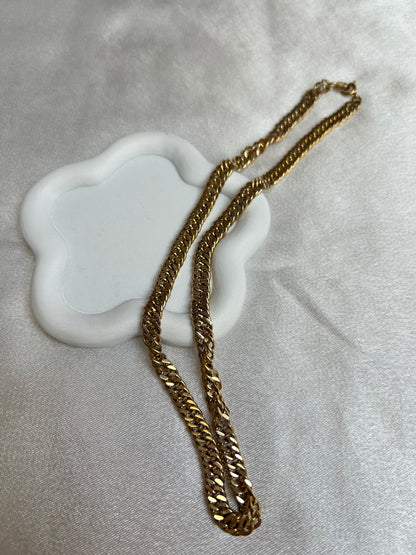 Collier grosses mailles vintages chaîne