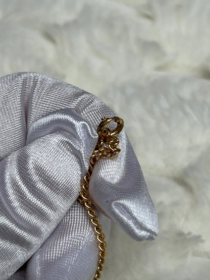 Jolie chaîne vintage en plaqué or femme