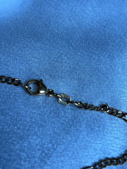 Collier en plaqué or mailles ovales entrelacées