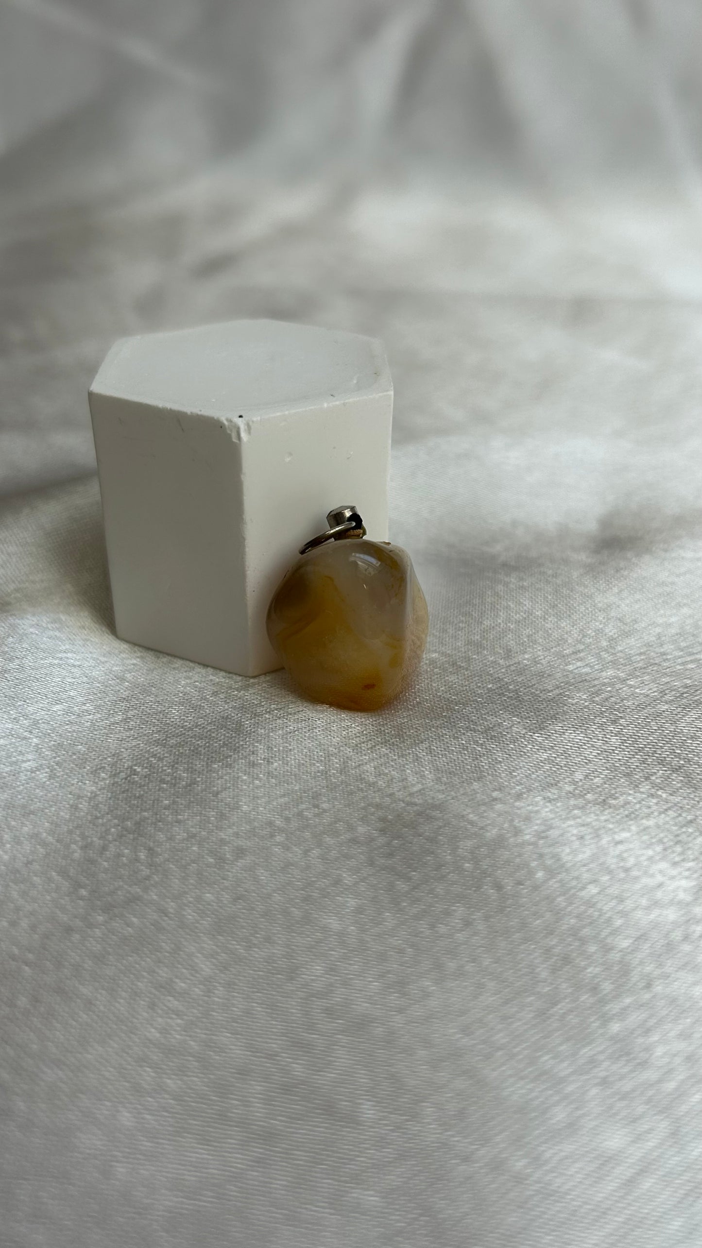 Pendentif pierre vintage au choix