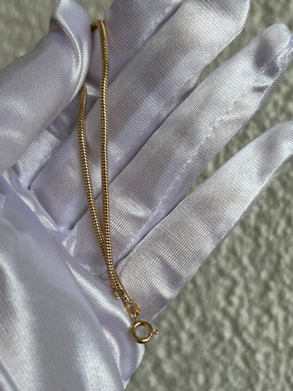 Bracelet en plaqué or maille raffinée