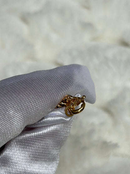 Jolie chaîne vintage en plaqué or femme