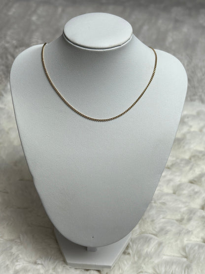 Chaîne collier en plaqué or femme