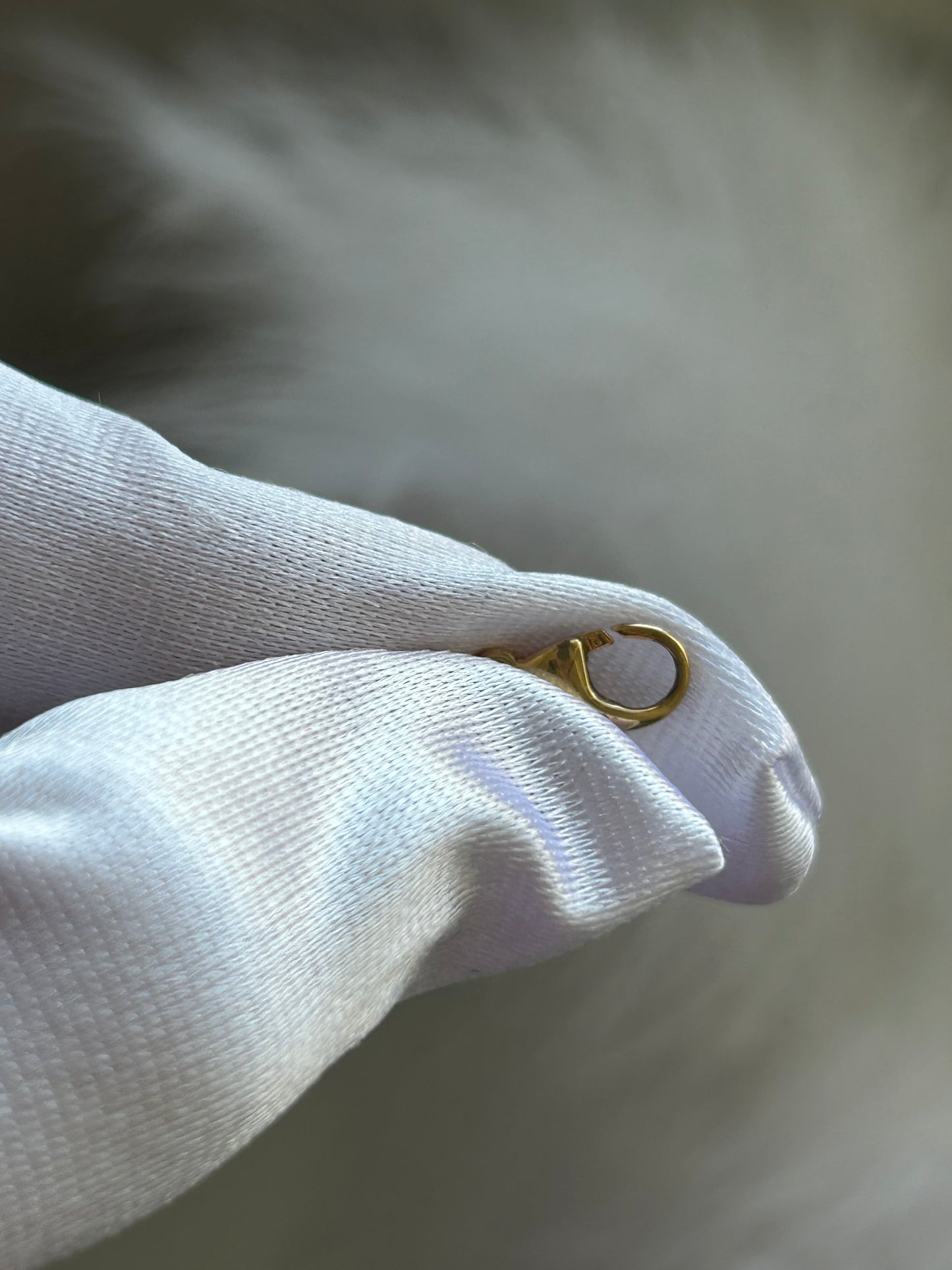 Bracelet en plaqué or maille atypique doré