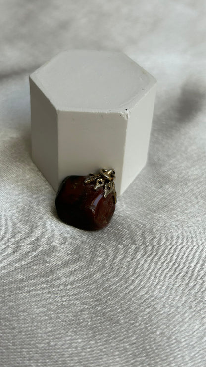 Pendentif pierre vintage au choix