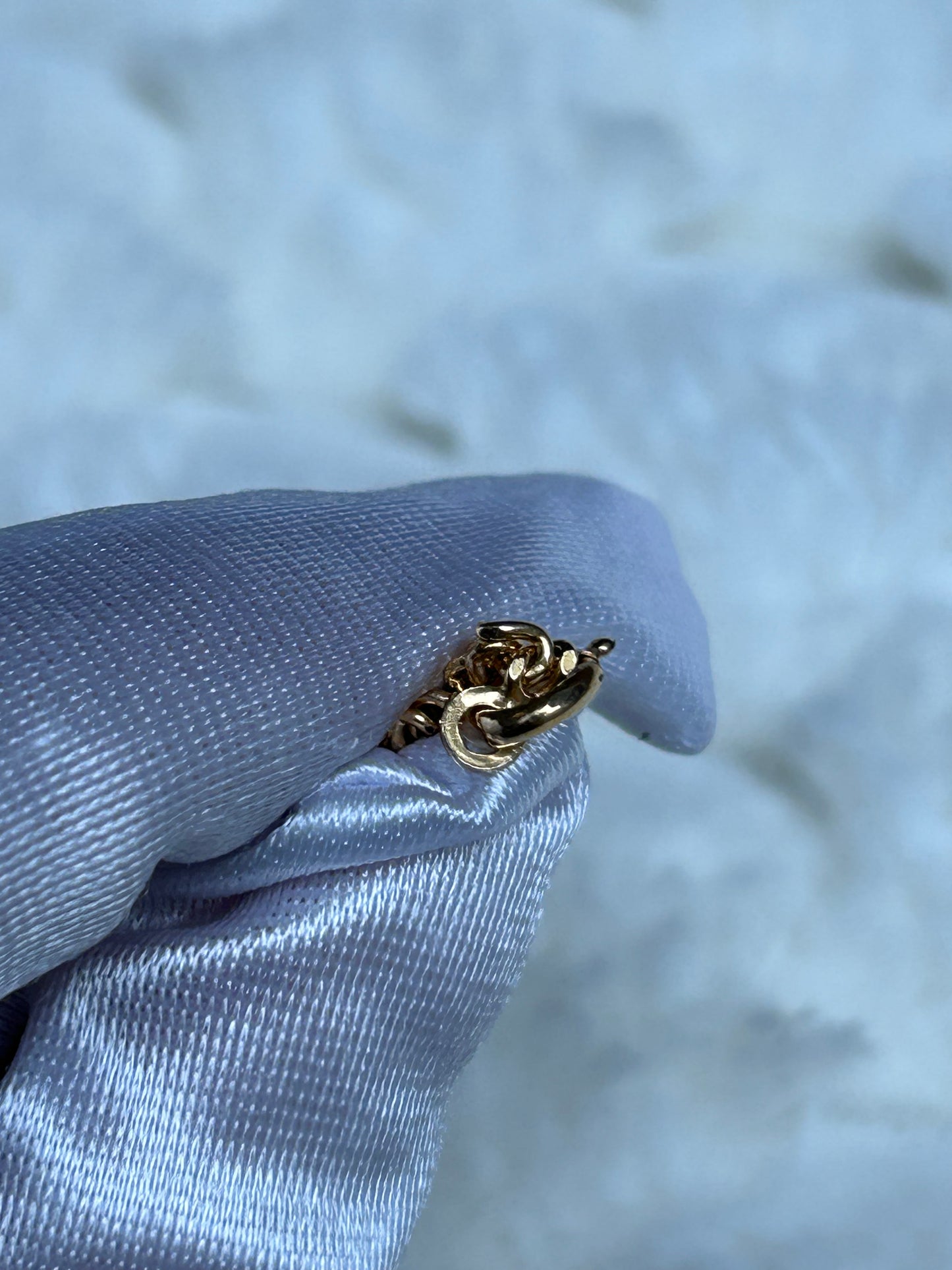 Jolie chaîne vintage en plaqué or femme