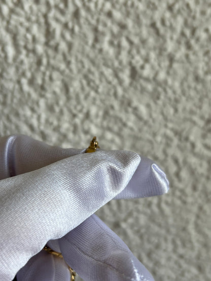 Bracelet en plaqué or maille atypique doré