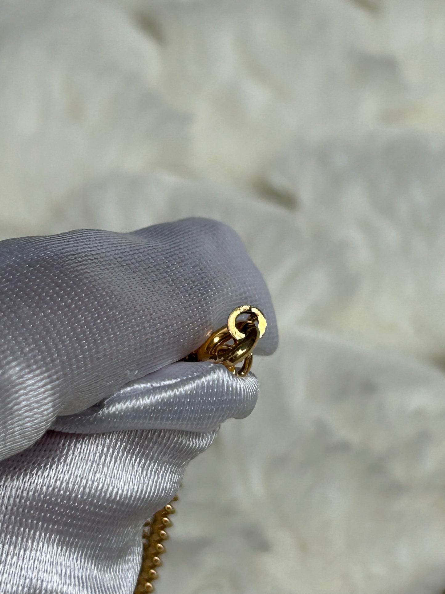 Jolie chaîne vintage en plaqué or femme