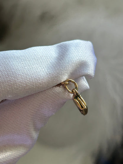 Splendide bracelet en plaqué or maille plates