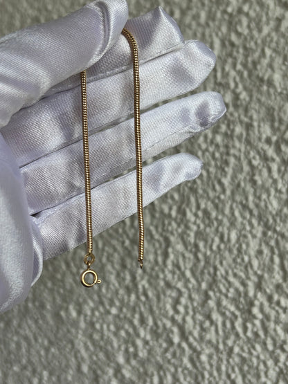 Bracelet en plaqué or maille raffinée