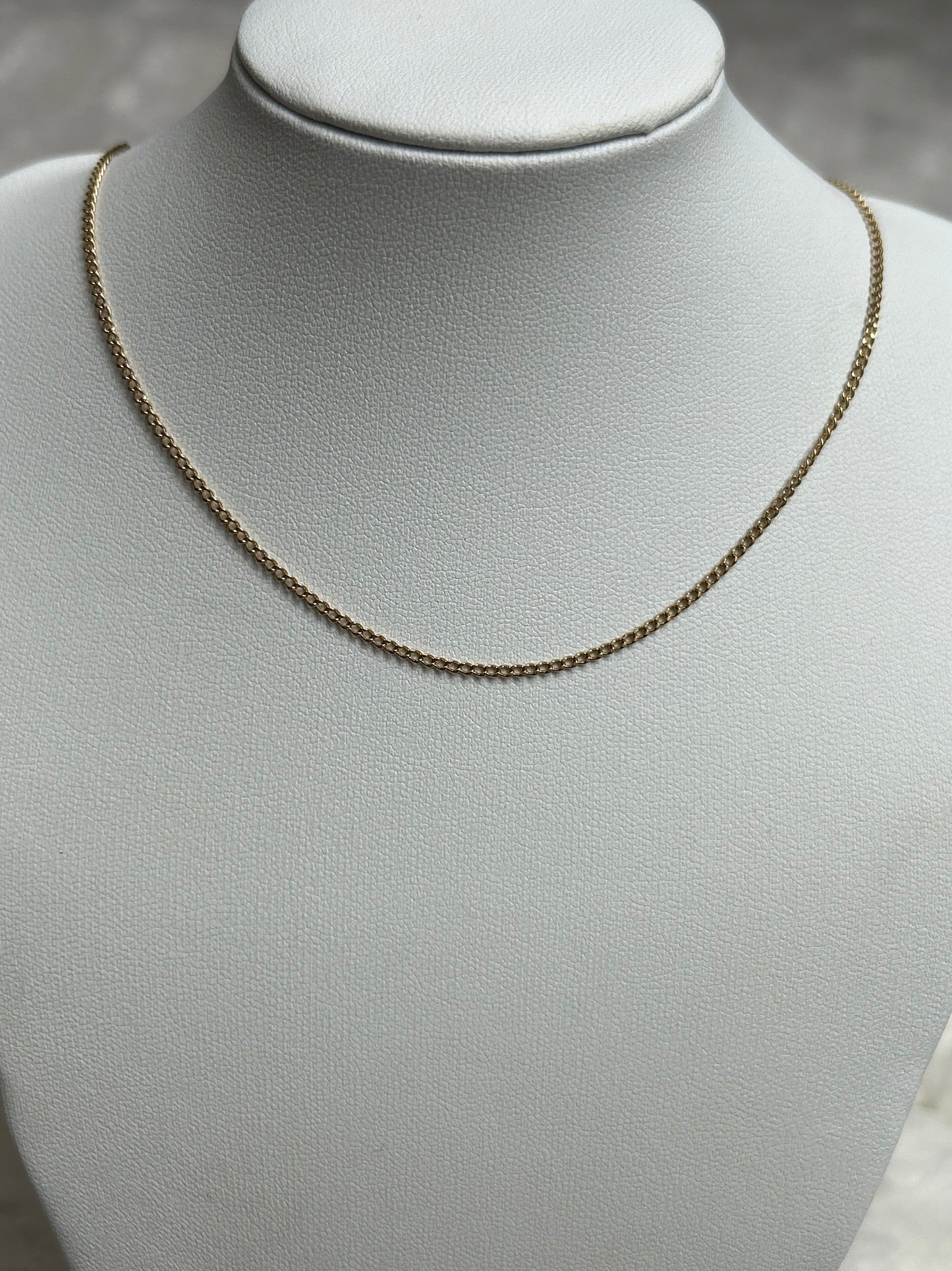 Chaîne collier en plaqué or femme