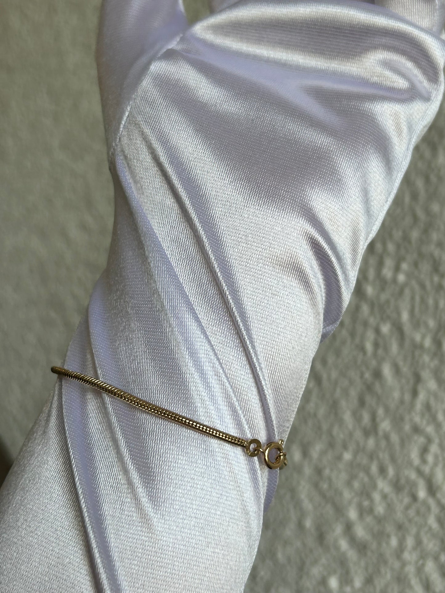 Bracelet en plaqué or maille raffinée