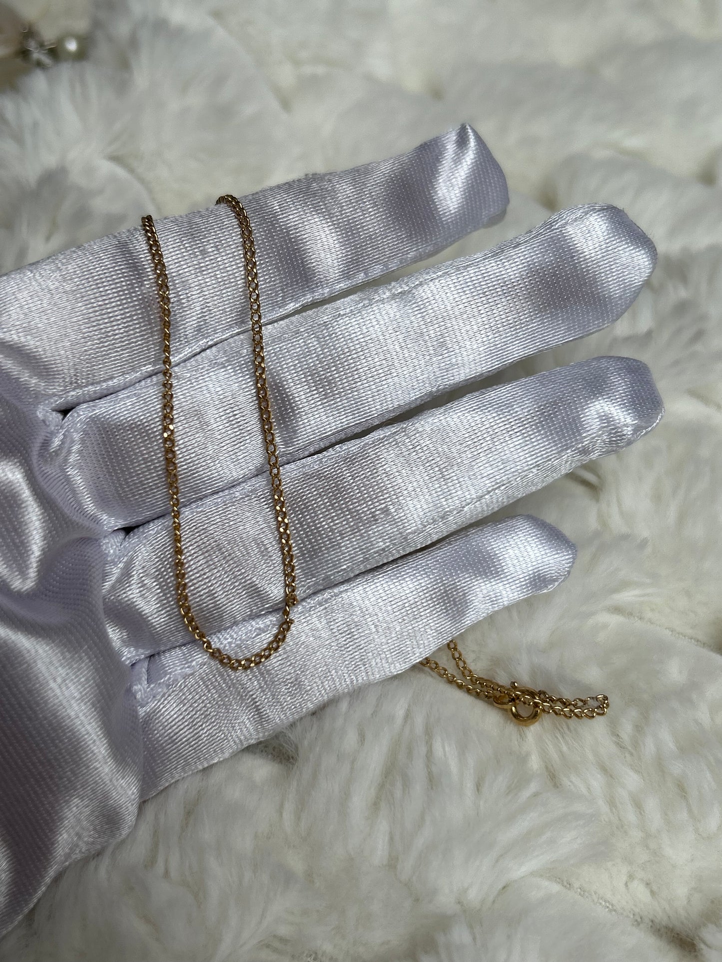 Chaîne collier en plaqué or femme