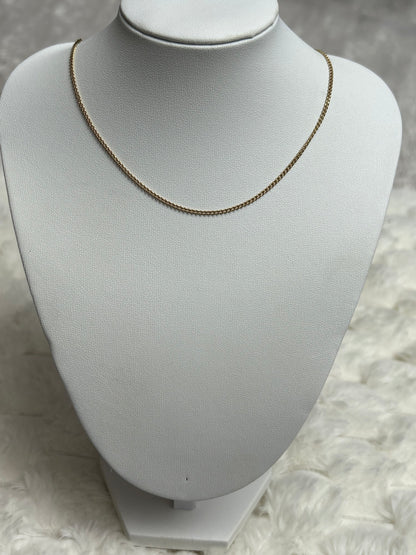 Chaîne collier en plaqué or femme