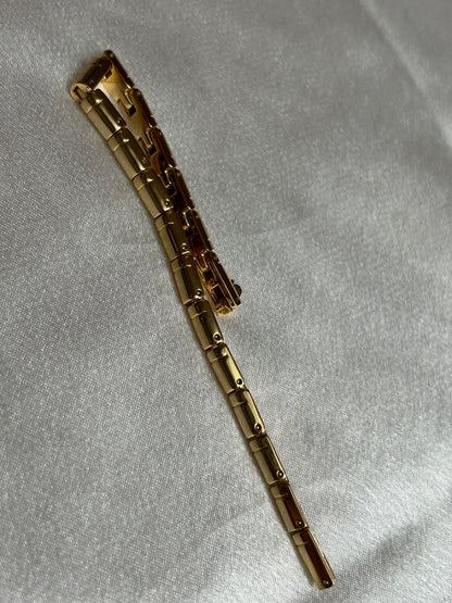 Bracelet doré petit rectangles femme