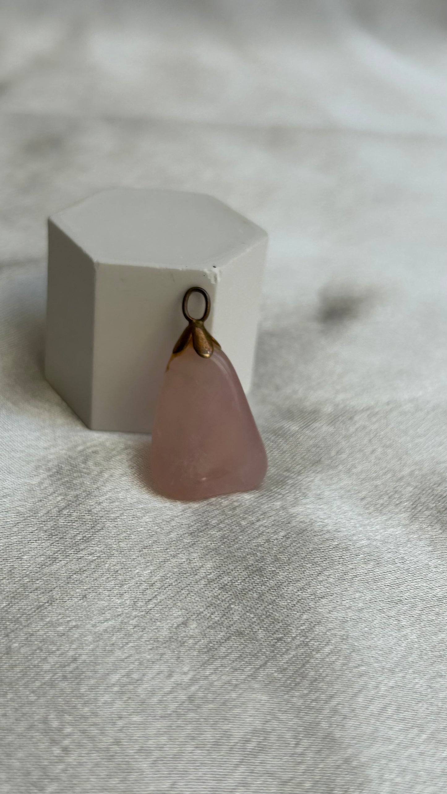 Pendentif pierre vintage au choix