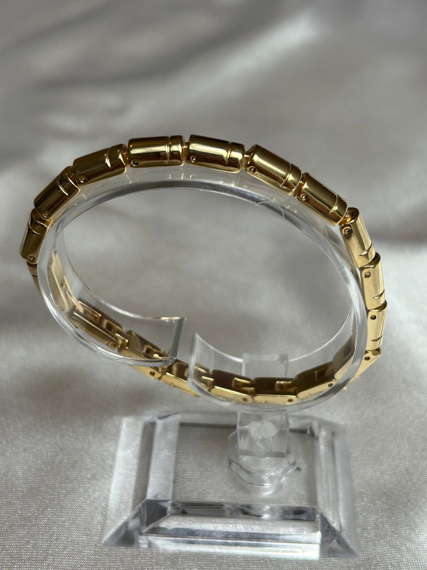 Bracelet doré petit rectangles femme