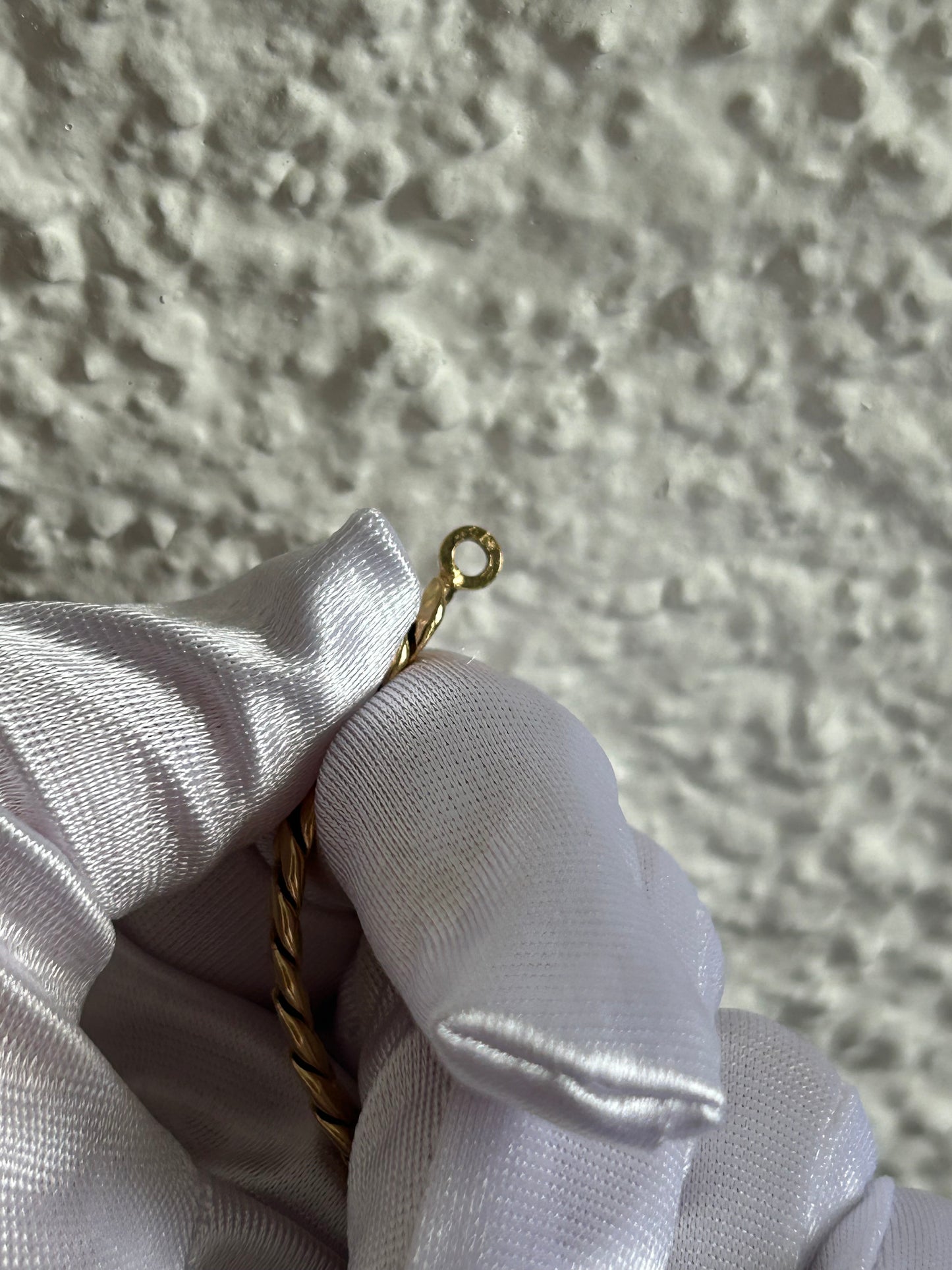 Magnifique bracelet en plaqué or d’occasion maille anglaise