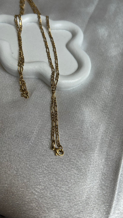 Collier vintage chaîne femme doré