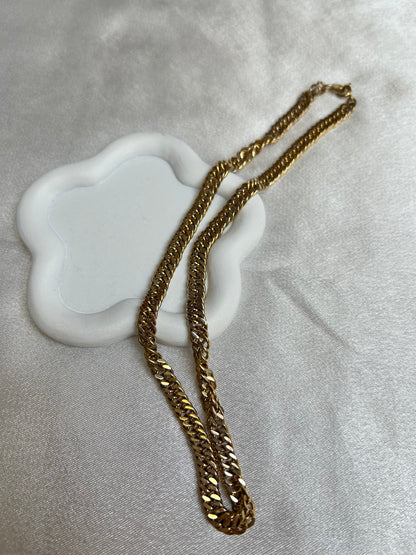 Collier grosses mailles vintages chaîne